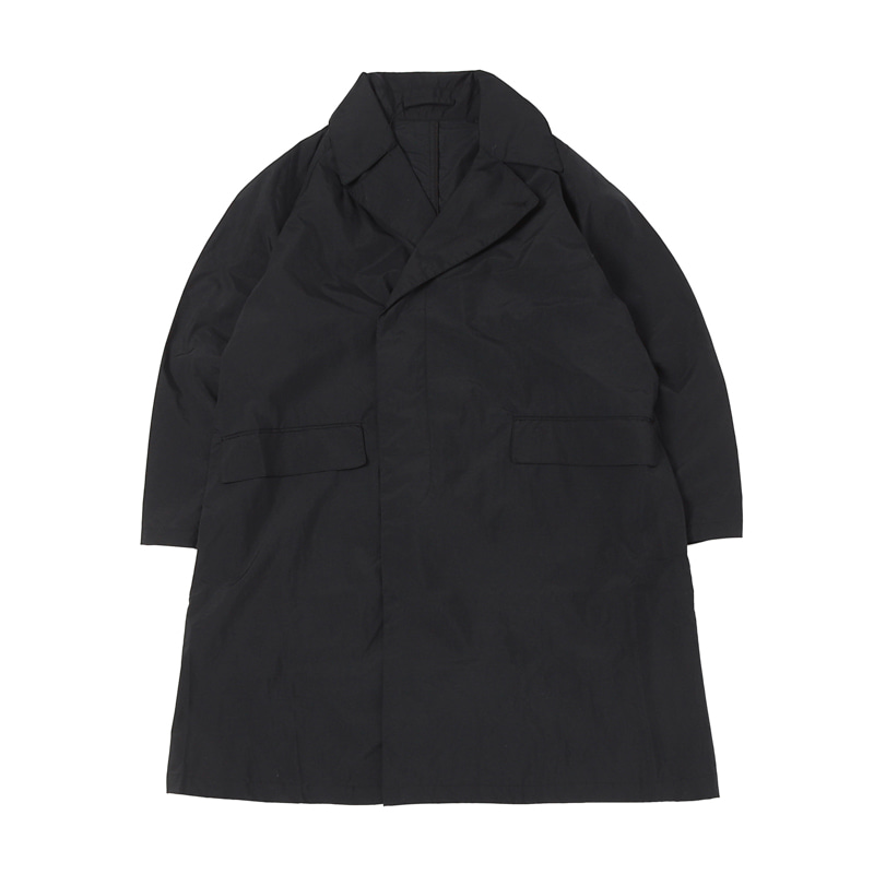 HIGHEST OVER SIZED TRENCH COAT - BLACK (BH-2417)
