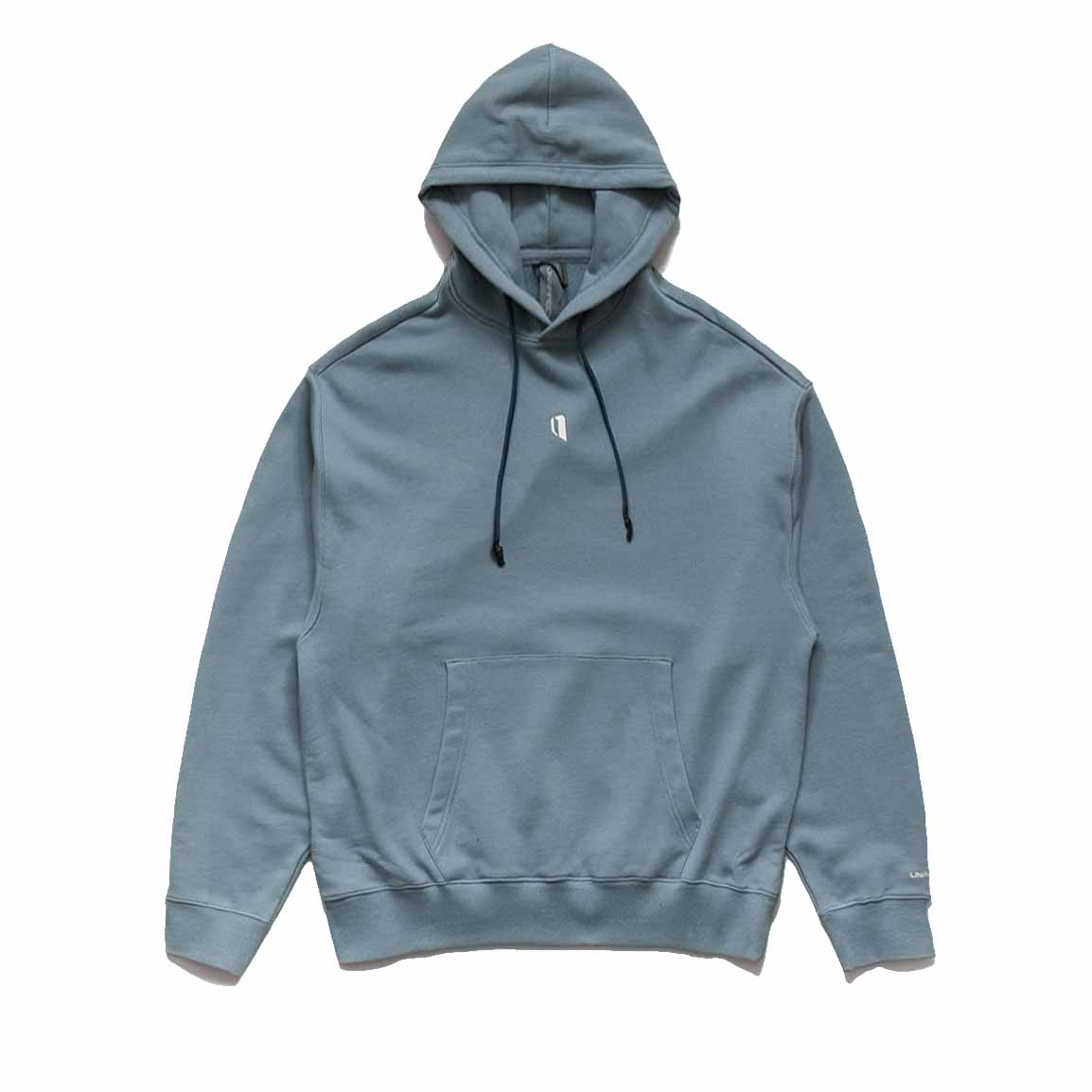 SYMBOL EMBROIDERY HOODIE SWEAT - CHARCOAL BLUE